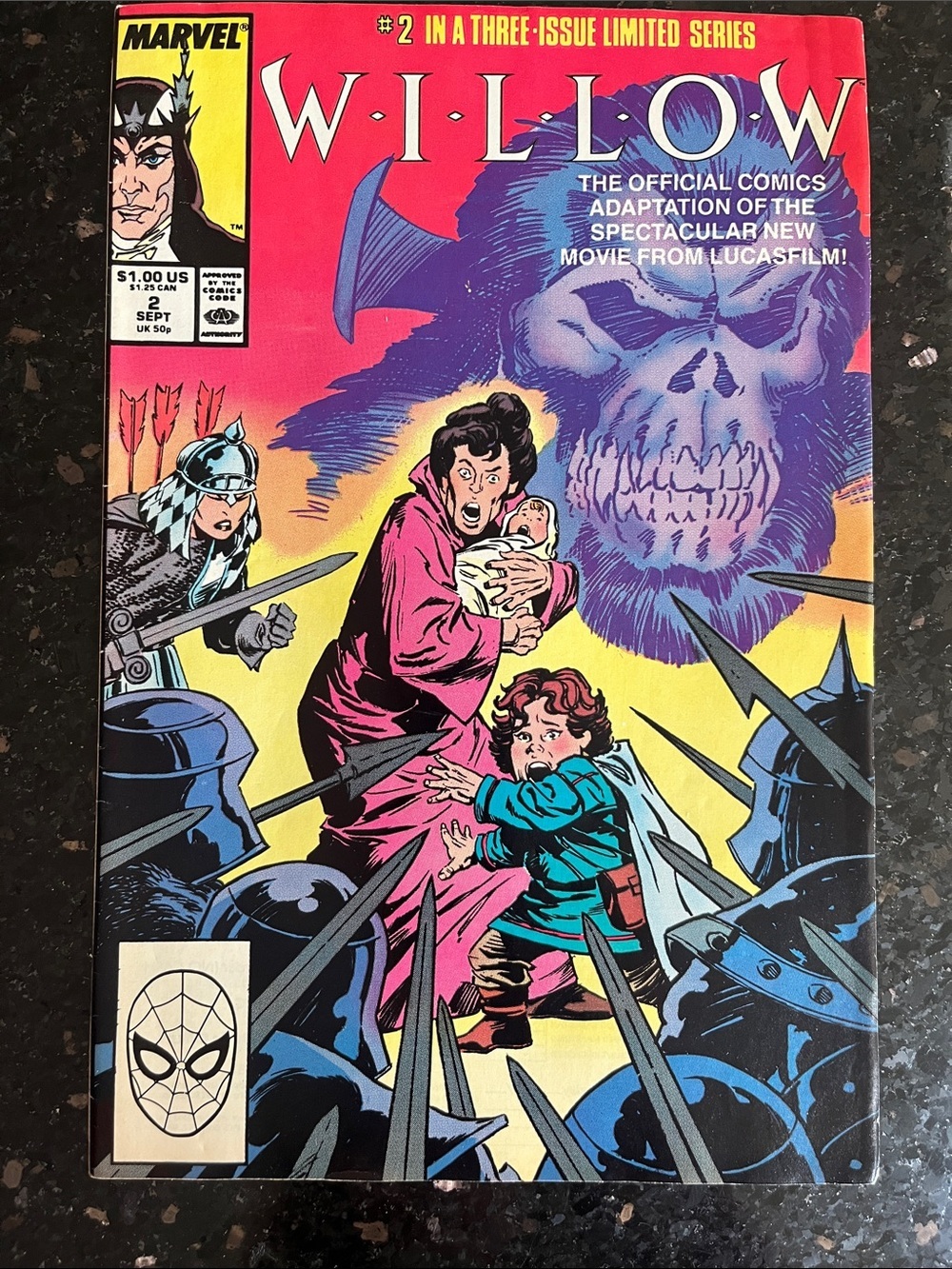 Marvel 1988 Willow Comic Book #2 in a Three-Issue Limited Series